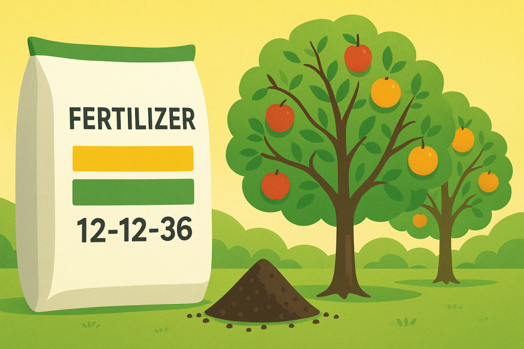 بهترین کود برای افزایش باردهی درختان میوه | معرفی ۷ کود مؤثر + برنامه تغذیه